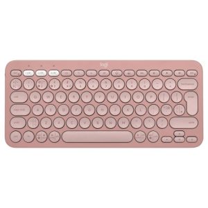 Clavier sans fil Logitech Pebble Keys 2 K380s rose