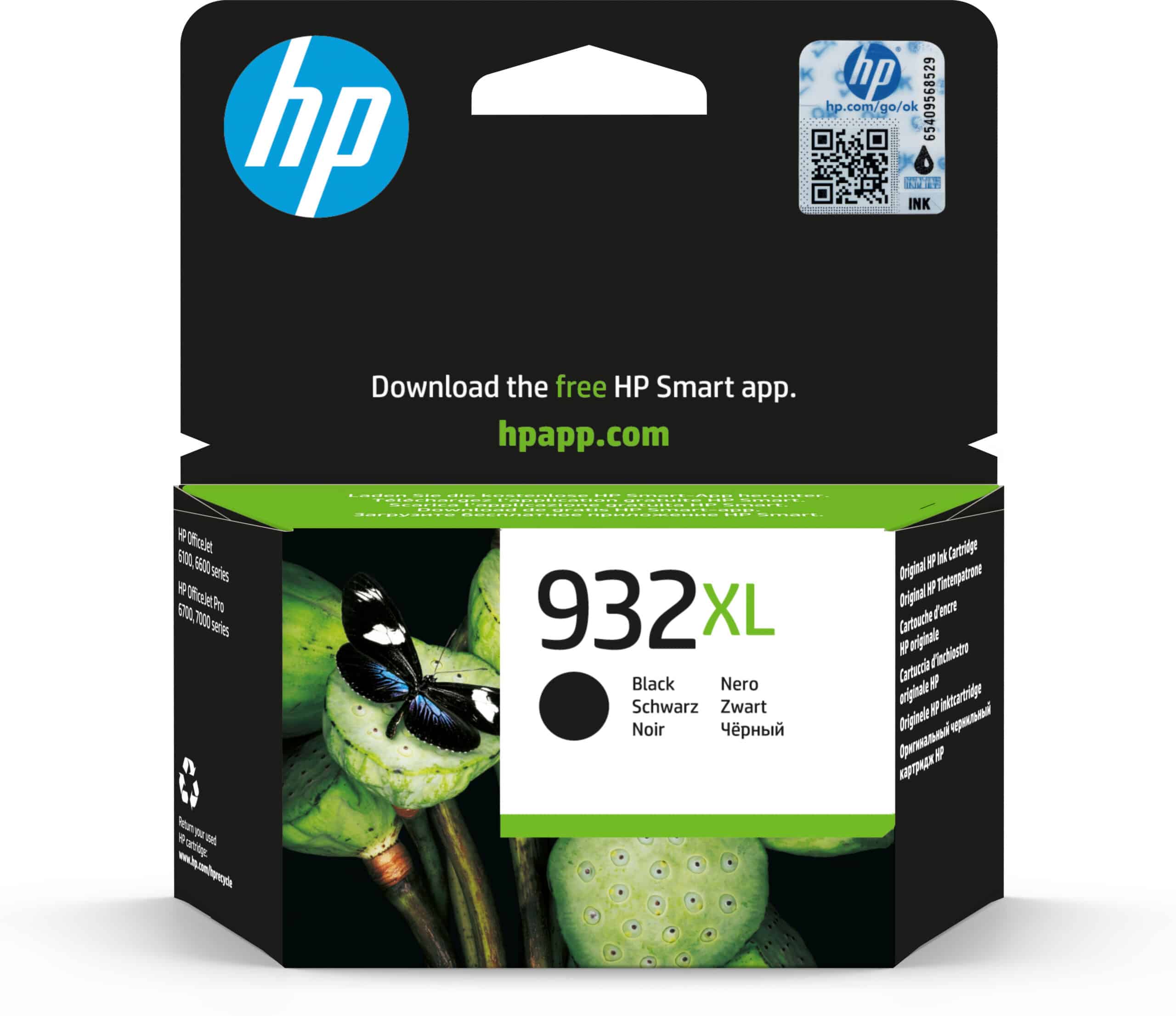 HP 932XL Noir - Cartouche d'encre grande capacité HP d'origine (CN053AE)