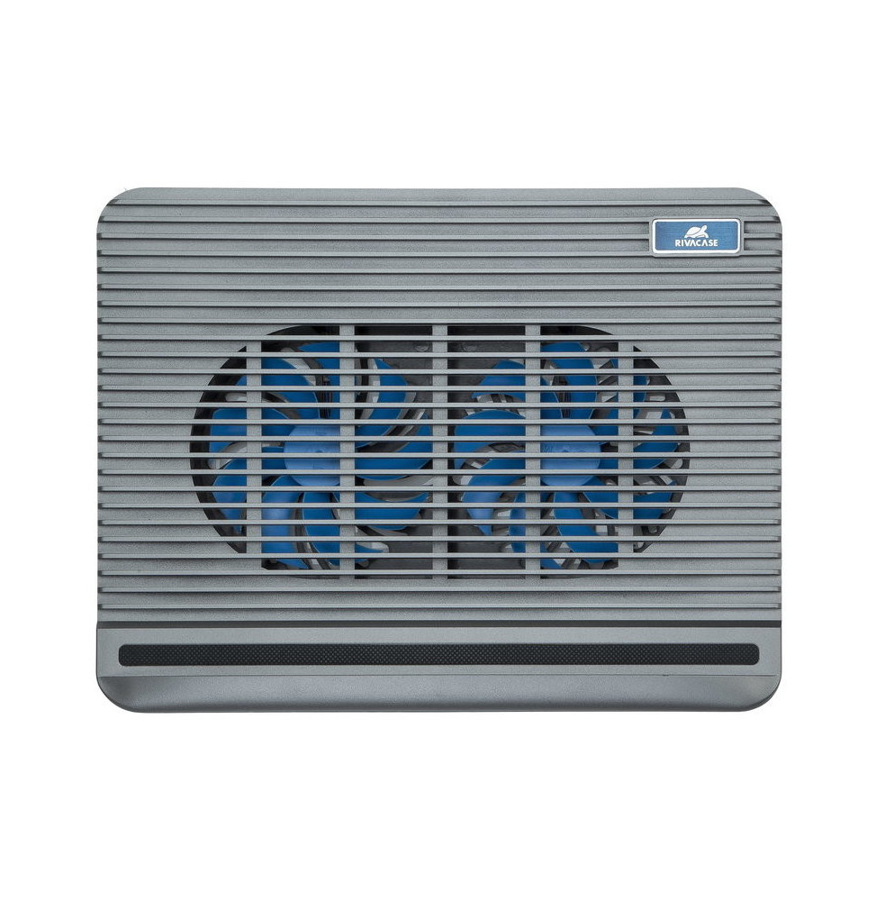 Support refroidisseur Rivacase pour ordinateurs portables 15,6" (5555 SILVER)