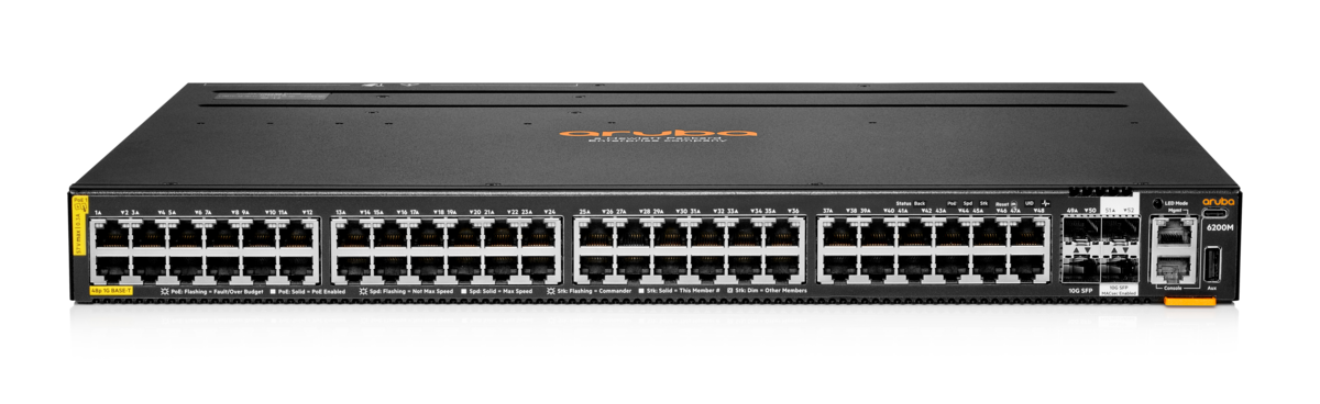 6200M 48G Class4 PoE 4SFP+ Switch