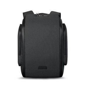 L'AVVENTO Business Laptop Anti-theft Backpack Foldable Design, Polyester + microfiber leather, 46*33*16 cm, 18L,