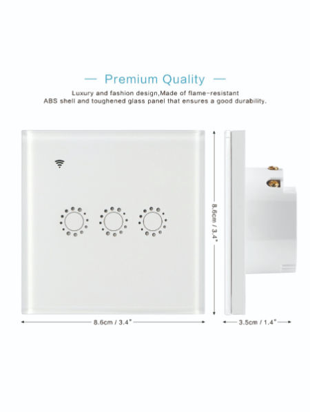 KINGART N2 INTERUPTEUR WIFI et RF433 DOUBLE (EWELINK) – Image 2