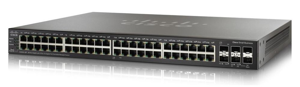 48-Port Gig POE 4-Port 10-Gig Stackable Managed Switch