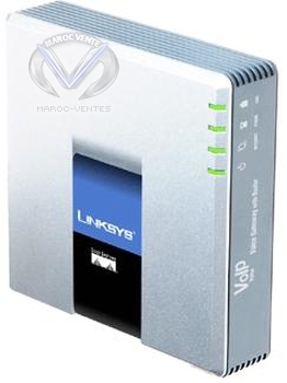 Adaptateur de téléphone VoIP avec 2 ports FXS