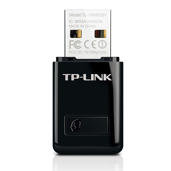 300Mbps Wireless N Mini USB Adapter, Realtek, Mini Size, 2T2R, 2.4GHz, 802.11b/g/n, USB 2.0, 2 internal antennas