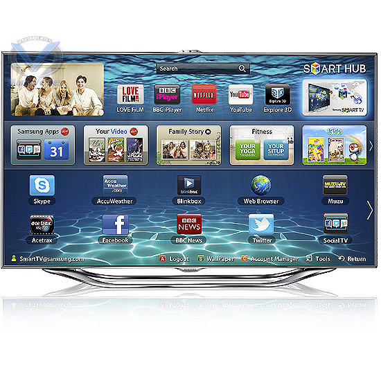 55 Slim LED 3D Smart TV