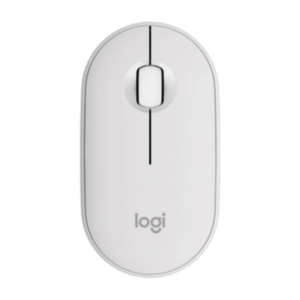 Logitech Pebble Mouse 2 M350s - TONAL WHITE - BT - N/A - EMEA-808 - DONGLELESS