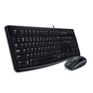 LOGITECH MK120 Corded Combo - BLACK - USB