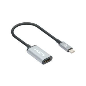 Manhattan 154291 Converter, USB-C Male to HDMI Female, 4K@60Hz, Black, Retail box