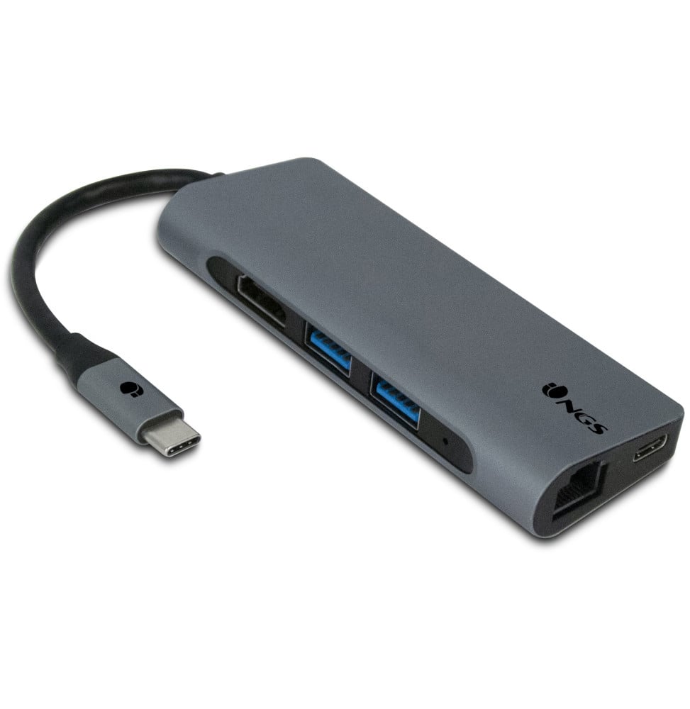 Adaptateur NGS Wonder Dock7 multi port usb-c en aluminium 7 en 1 (WONDERDOCK7)