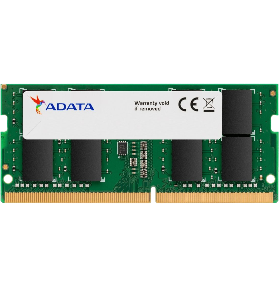Barrette mémoire ADATA SO-DIMM 4GB DDR4-2666 MHz- PC portable (AD4S26664G19-RGN)