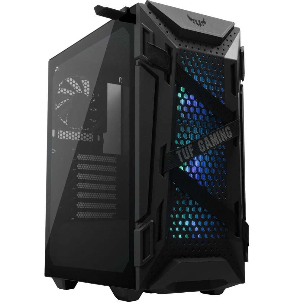 Boîtier PC ASUS TUF Gaming GT301 au format ATX avec panneau latéral en verre trempé (90DC0040-B49000)