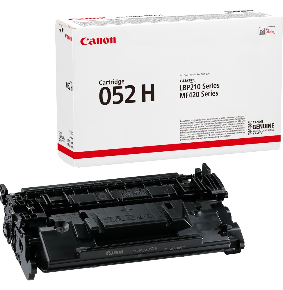 Canon 052H Noir - Cartouche de Toner Canon d'origine (2200C002AA)