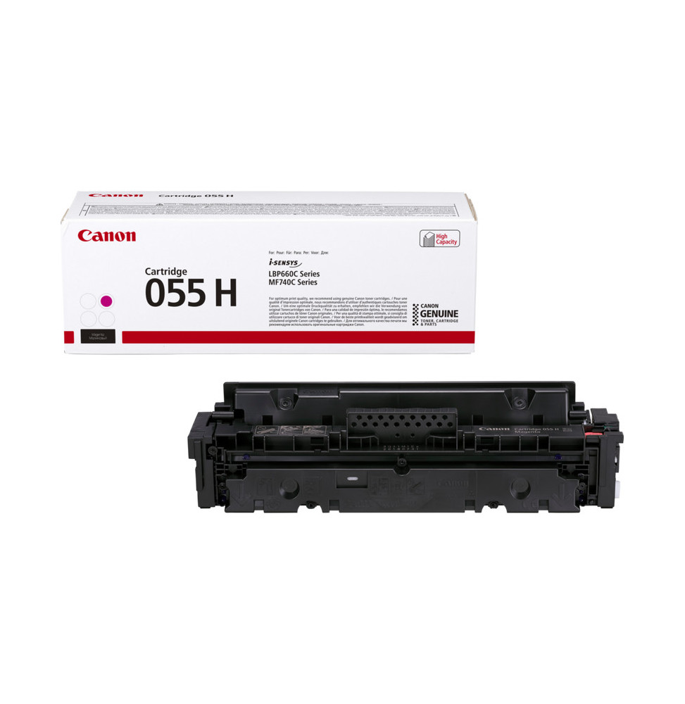 Canon 055 H Magenta - Toner Canon haut rendement d'origine (3018C002AA)