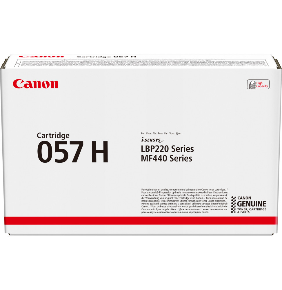 Canon 057H Noir - Toner Canon d'origine (3010C002AA)