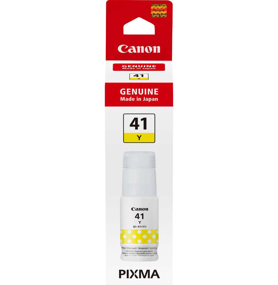Canon GI-41Y Jaune - Bouteille d'encre Canon d'origine (4545C001AA) – Image 2