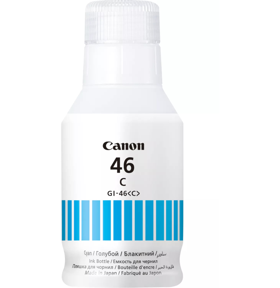 Canon GI-46C Cyan - Bouteille d'encre Canon d'origine (4427C001AB)