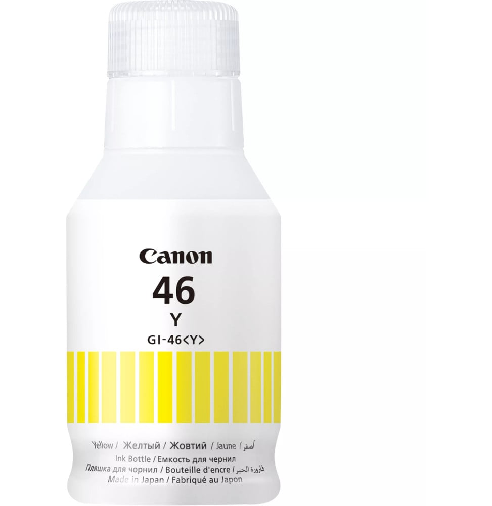 Canon GI-46Y Jaune - Bouteille d'encre Canon d'origine (4429C001AB)