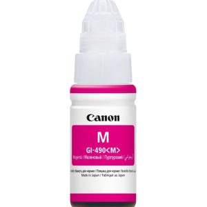 Canon GI-490 M Magenta - Bouteille d'encre Canon d'origine (0665C001AC)
