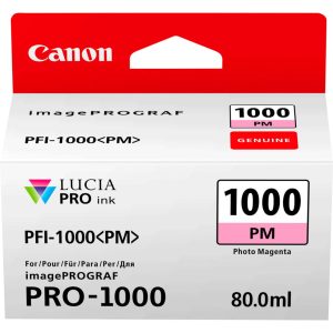 Canon PFI-1000PM Magenta photo - Cartouche d'encre Canon d'origine (0551C001AA)