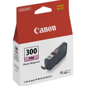 Canon PFI-300PM Magenta photo - Cartouche d'encre Canon d'origine (4198C001AA)