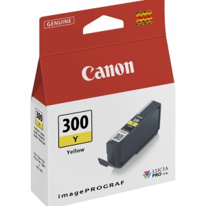 Canon PFI-300Y Jaune - Cartouche d'encre Canon d'origine (4196C001AA)