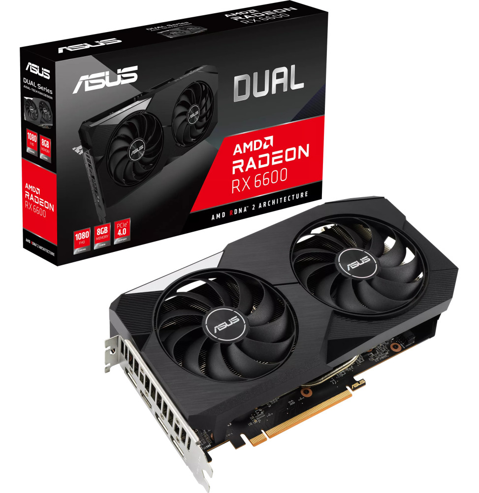Carte graphique Asus Dual Radeon™ RX 6600 8GB – Image 2