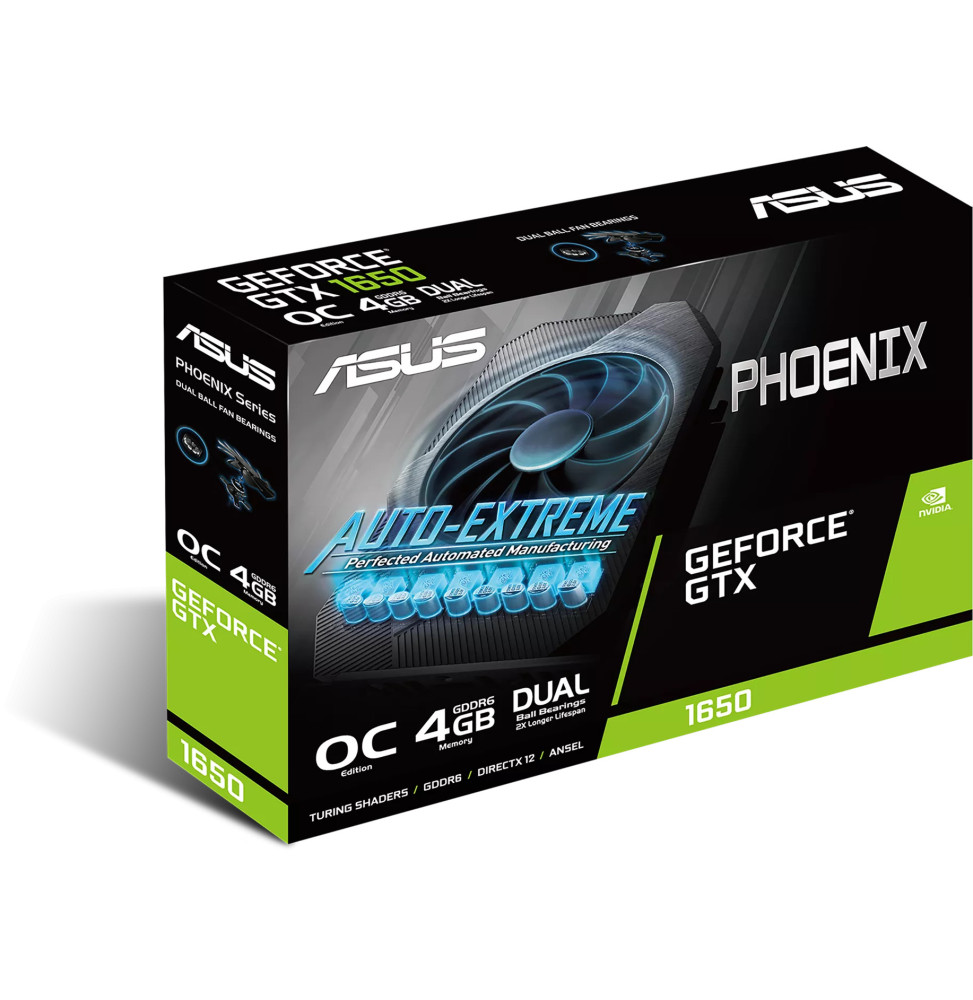 Carte graphique Asus Phoenix GeForce® GTX 1650 OC Edition PH-GTX1650-O4GD6-P – Image 3