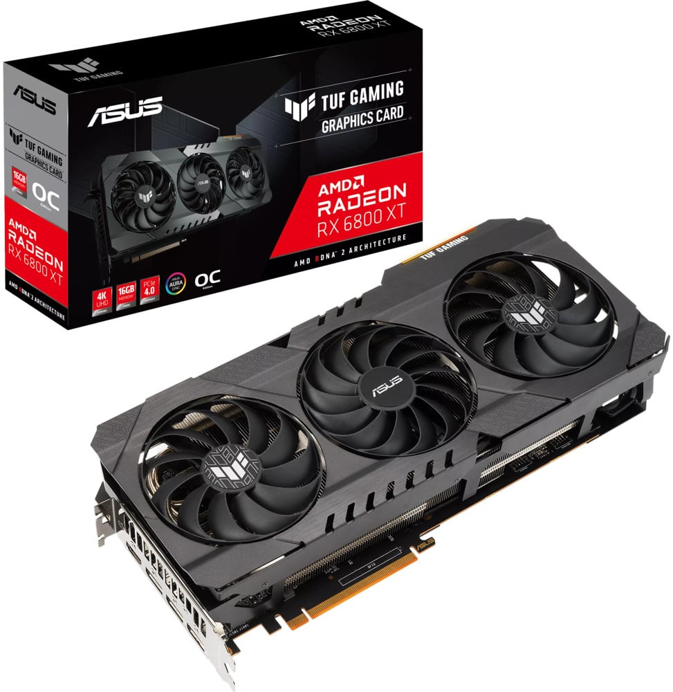 Carte graphique Asus TUF GAMING Radeon™ RX 6800 XT TUF-RX6800XT-O16G-GAMING
