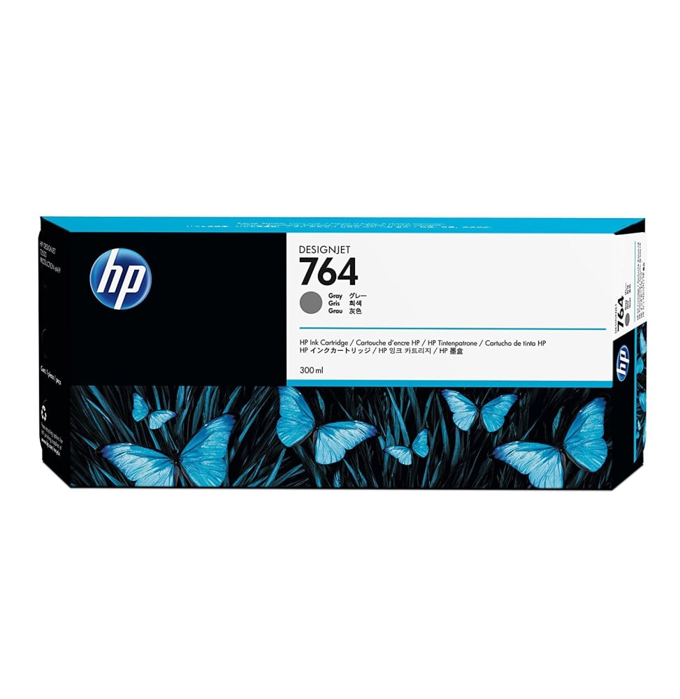 HP 764 Gris - Cartouche d'encre HP d'origine (C1Q18A)