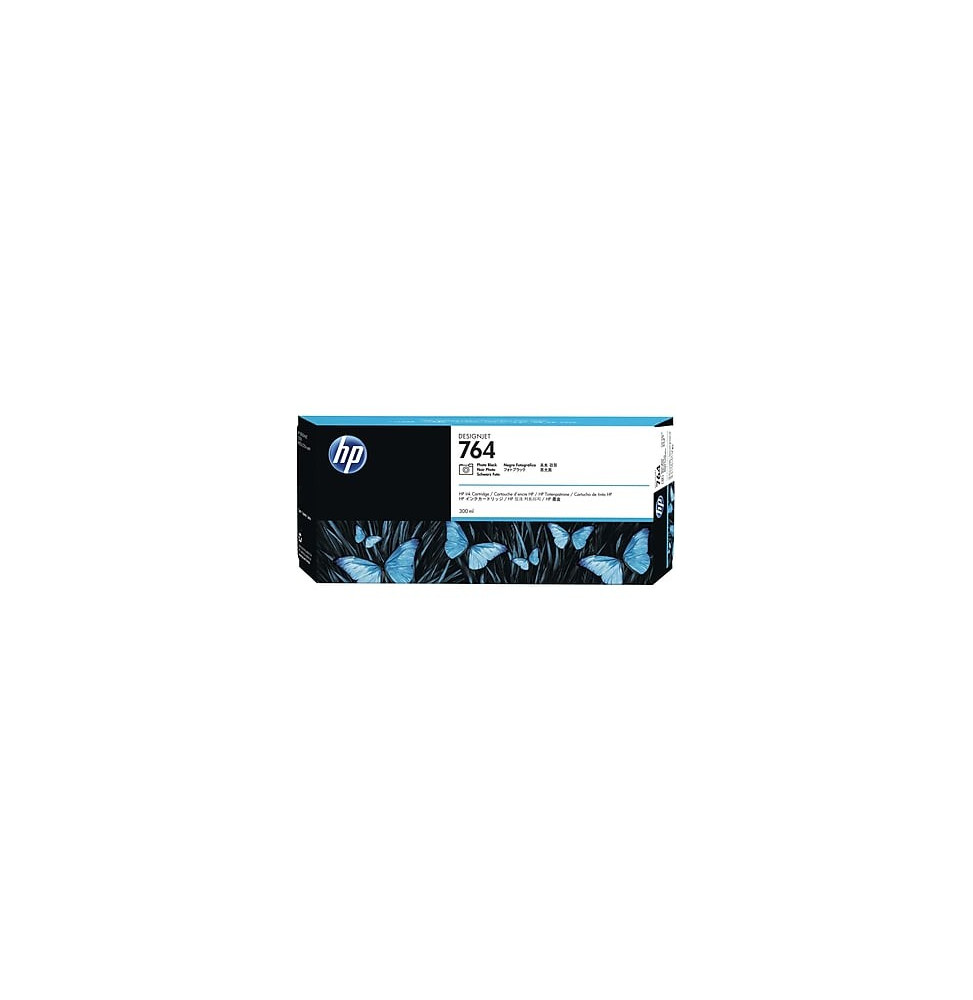HP 764 Noir Photo - Cartouche d'encre HP d'origine (C1Q17A)