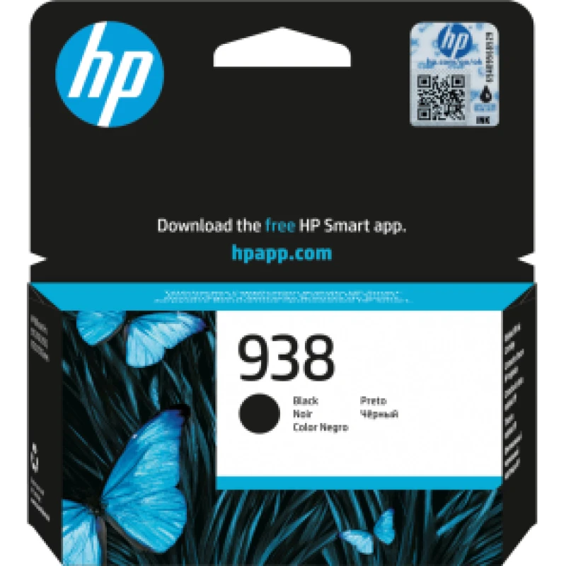 Cartouche d'encre Hp 938 Black Origine (4S6X8PE)