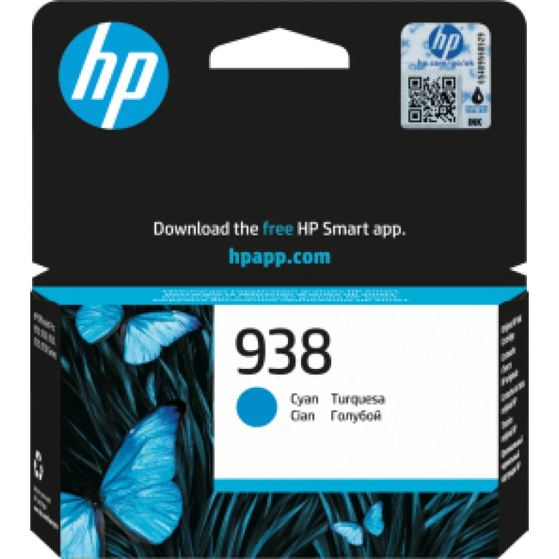 Cartouche d'encre Hp 938 Cyan Origine (4S6X5PE)