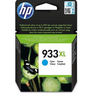HP 933XL Cyan - Cartouche d'encre grande capacité HP d'origine (CN054AE)