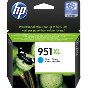 HP 951XL Cyan - Cartouche d'encre grande capacité HP d'origine (CN046AE)