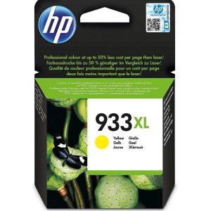 HP 933XL Jaune - Cartouche d'encre grande capacité HP d'origine (CN056AE)