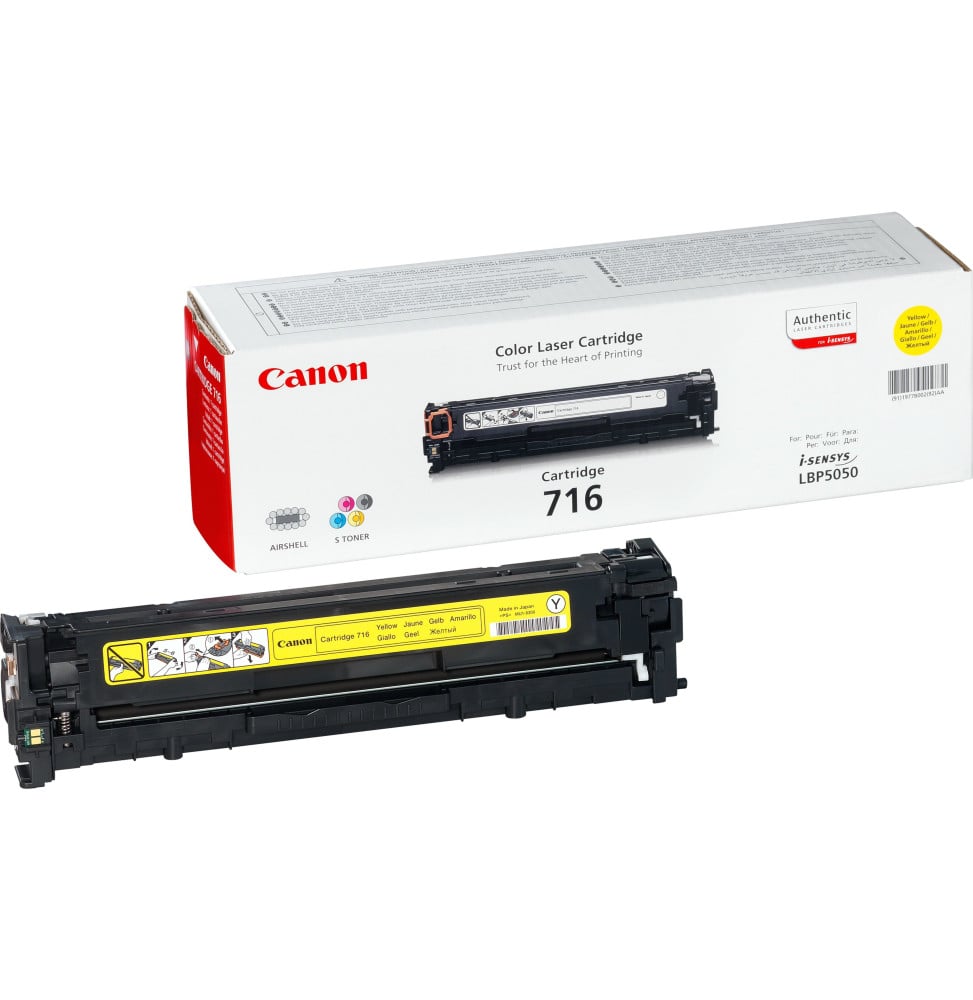 Canon 716 Jaune - Toner Canon d'origine (1977B002AA)