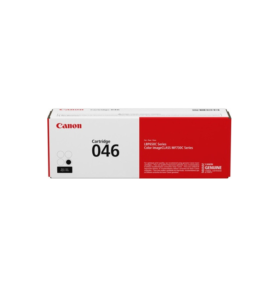 Canon 046 Noir - Toner Canon d'origine (1250C002AA)
