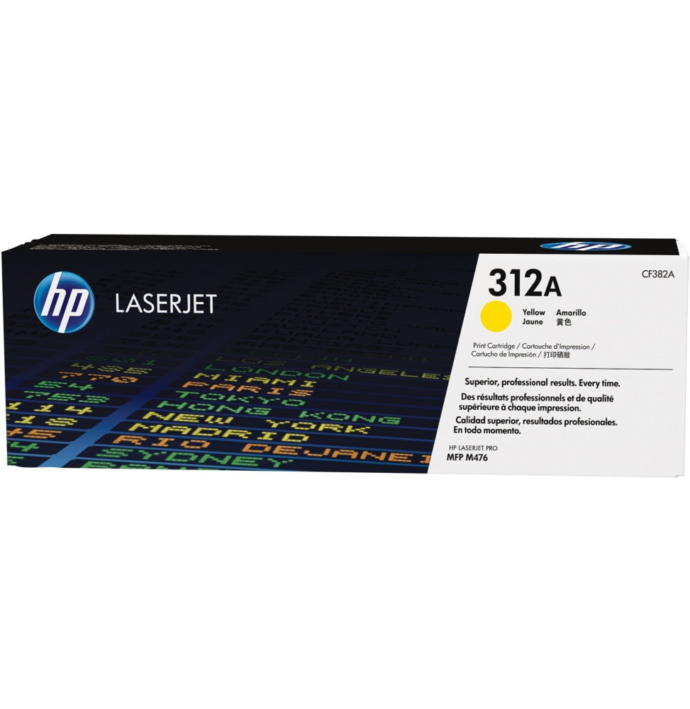 HP 312A Jaune (CF382A) - Toner HP LaserJet d'origine