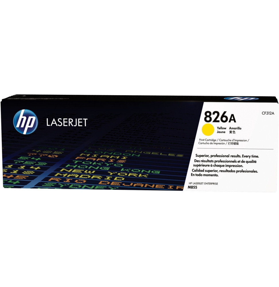 HP 826A Jaune (CF312A) - Toner HP LaserJet d'origine
