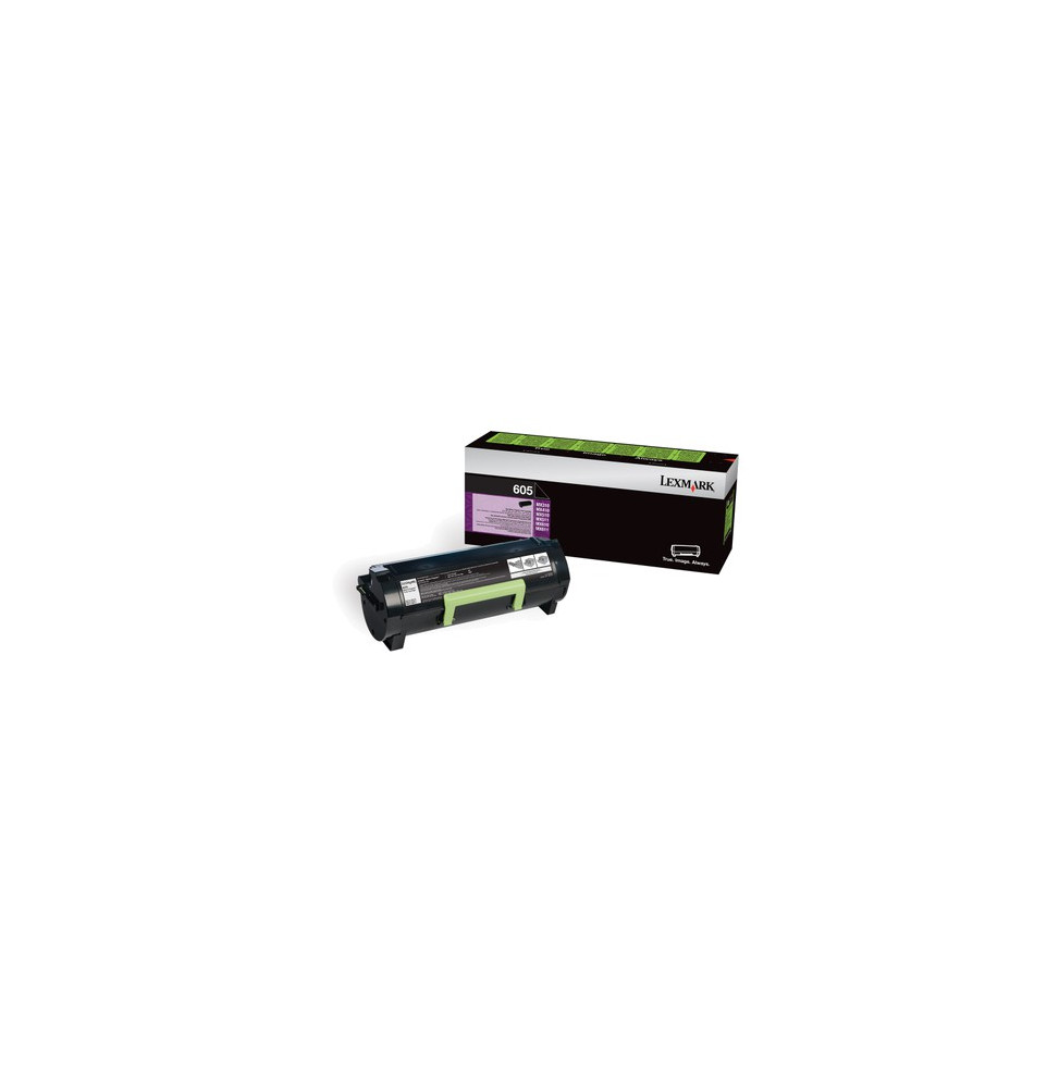 Cartouche de toner Noir Lexmark 605 - 2 500 pages