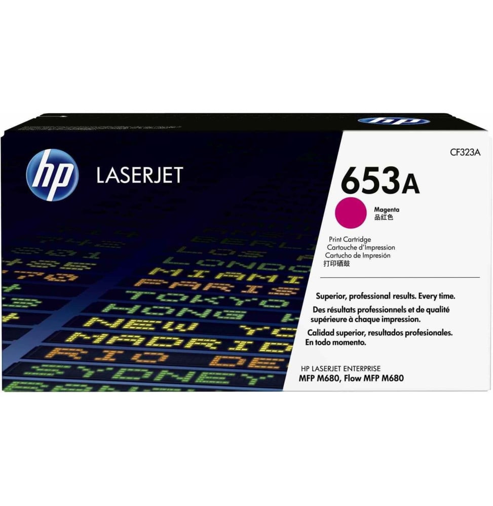 HP 653A Magenta (CF323A) - Toner HP LaserJet d'origine