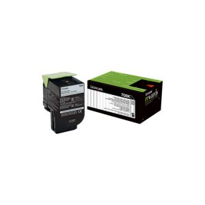 Cartouche d'encre d'origine Lexmark Noir 702K - 1000 pages Standard