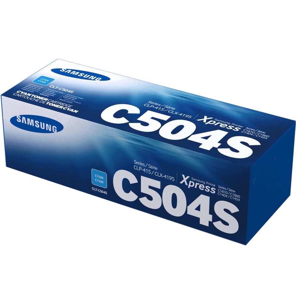 Cartouche de toner Samsung CLT-C504S - Cyan (SU027A) – Image 2