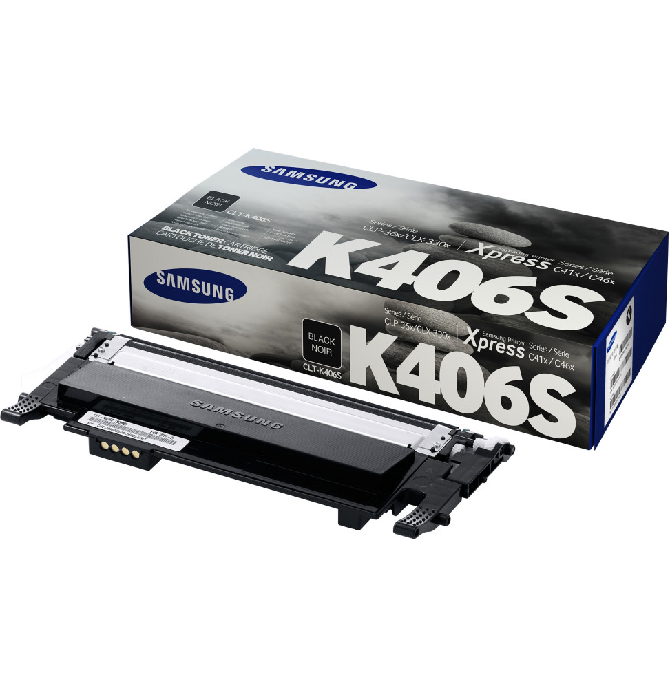 Cartouche de toner Samsung CLT-K406S - Noir (SU120A)