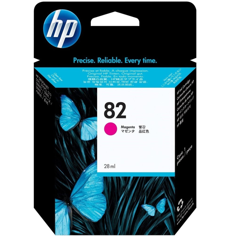 HP 82 Magenta - Cartouche d'encre HP d'origine (CH567A)