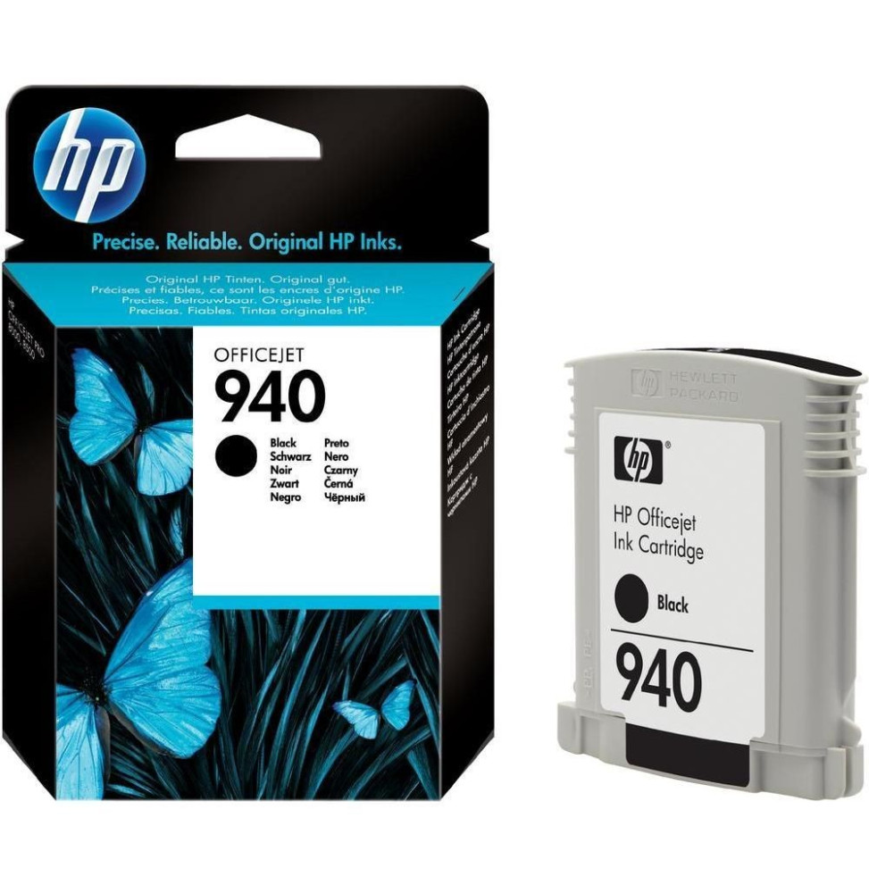 HP 940 Noir - Cartouche d'encre HP d'origine (C4902AE) – Image 2