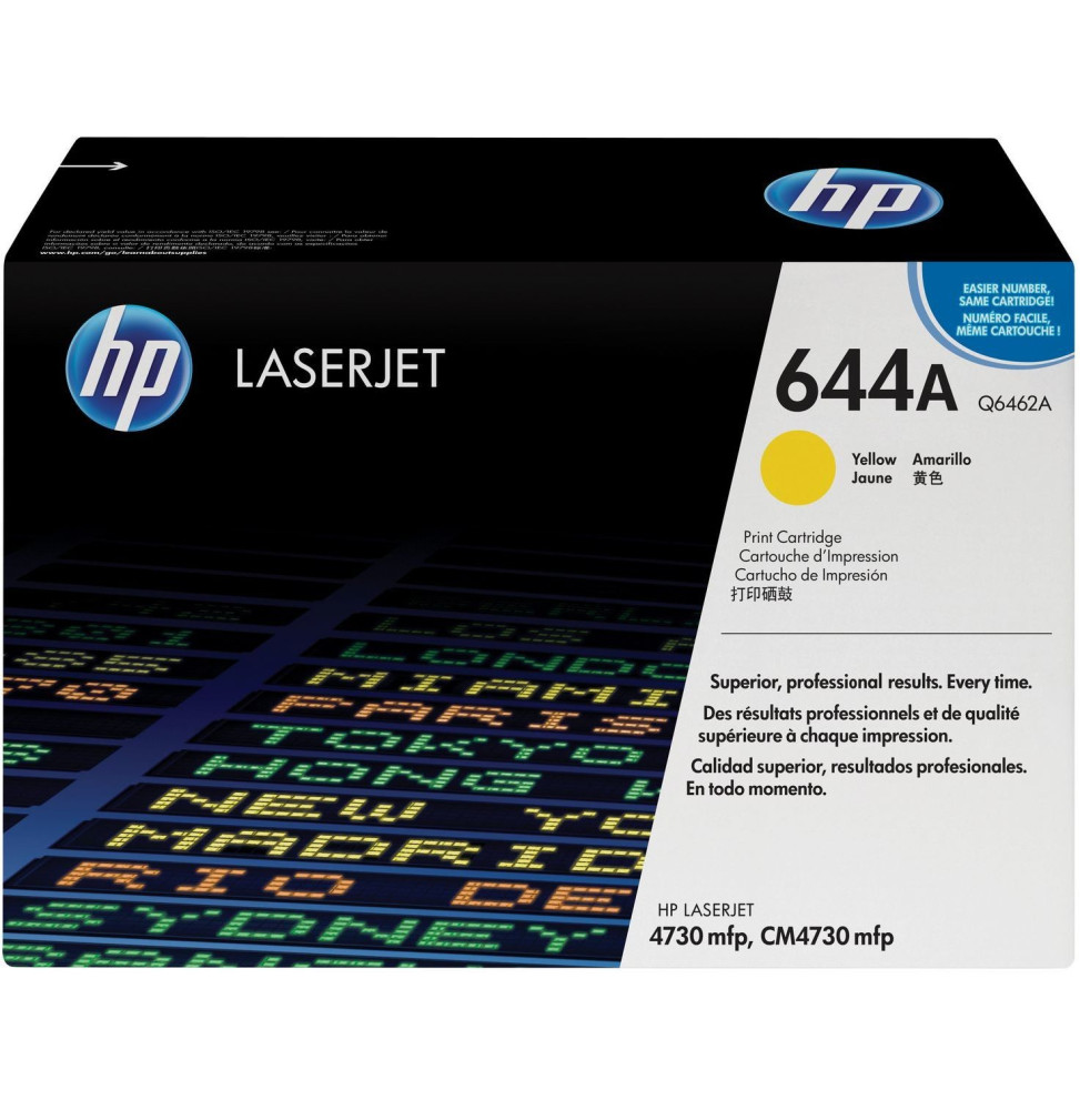 HP 644A Jaune (Q6462A) - Toner HP LaserJet d'origine