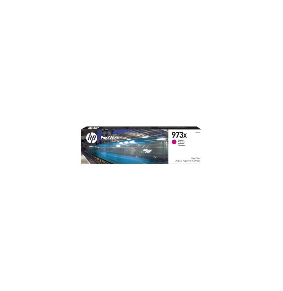 HP 973X Magenta - Cartouche PageWide grande capacité HP d'origine (F6T82AE)