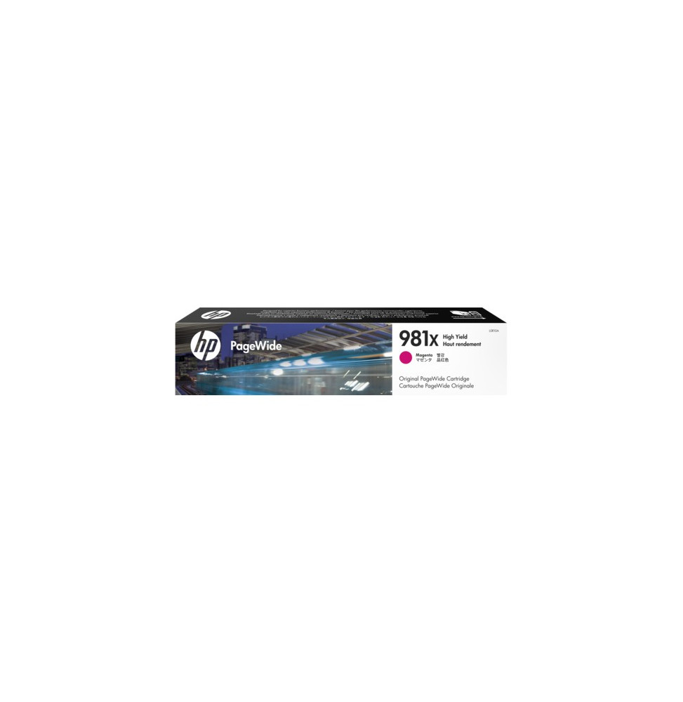 HP 981X Magenta - Cartouche PageWide grande capacité HP d'origine (L0R10A)